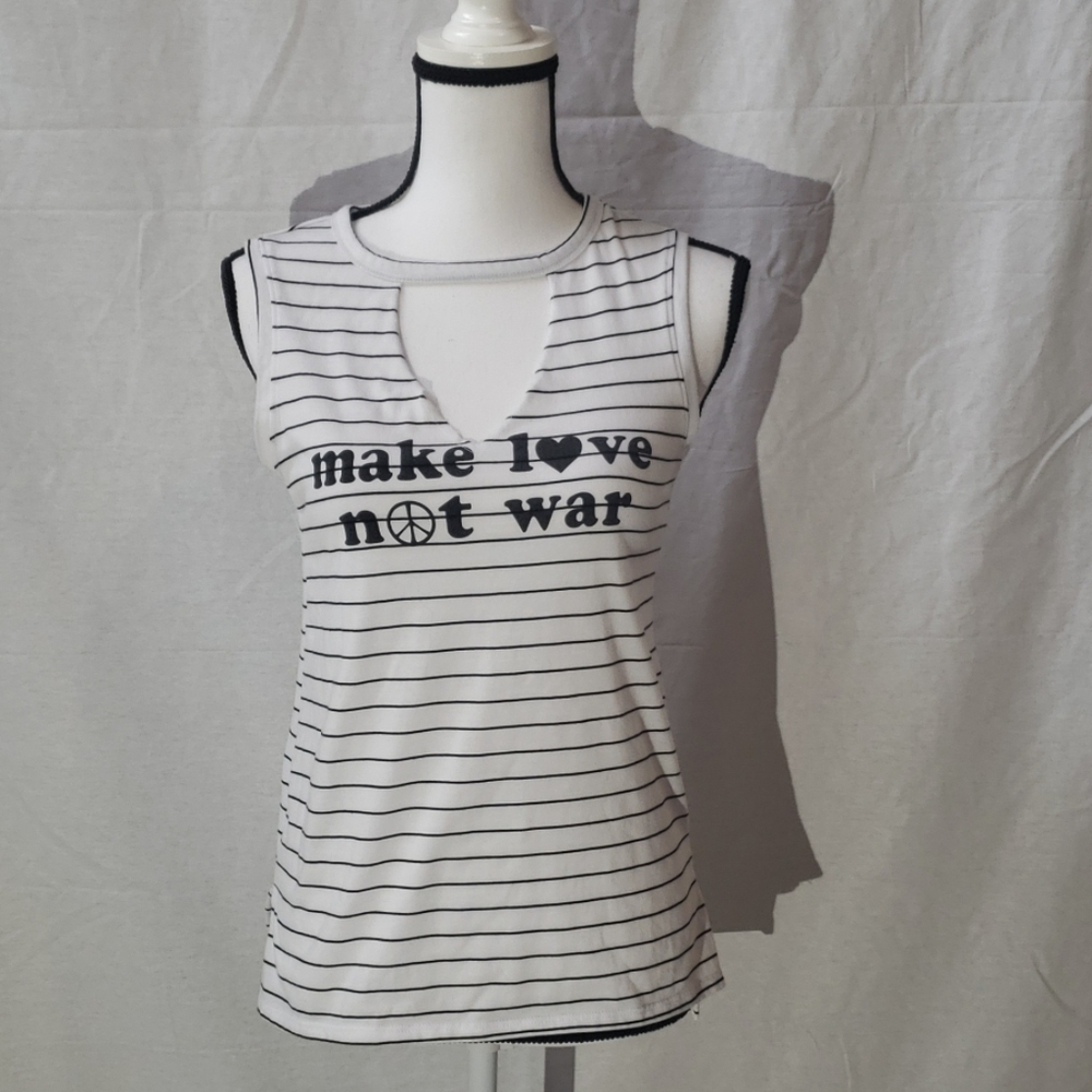 Grayson/Threads "Make Love Not War" Top